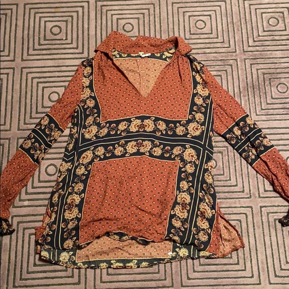 Free people tunic long sleeve top - Picture 1 of 4